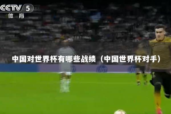 中国对世界杯有哪些战绩（中国世界杯对手）